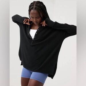 OFFLINE By Aerie Wow! Waffle Henley T-Shirt